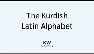 Learn Kurdish - The Kurdish Alphabet
