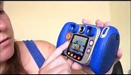 Vtech kidizoom duo camera review - showing the menu and features