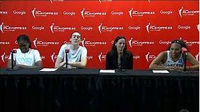 MVP Breanna Stewart, Jonquel Jones, Betnijah Laney Interview: New York Liberty Reach WNBA Finals
