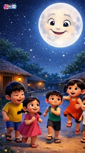 Chanda Mama Pyare | New Hindi Rhymes And Songs | Shiny Tv #shorts #trending #song