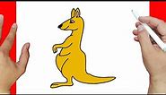 How to draw a kangaroo