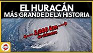 El huracán más grande de la historia: Tifón Tip.