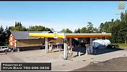 Shell Gas Station for sale in Parkland County + Convenience Store + Single Family Home