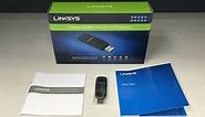Linksys AE1200 Wireless-N N300 USB Adapter Unboxing