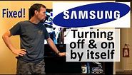 How to Fix Samsung TV Turning Off and On By Itself