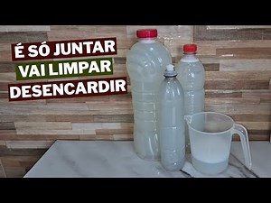 É só Juntar 200 ml de Água Sanitária que vai Limpar e Desencardir