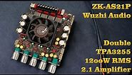 Wuzhi Audio ZK-AS21P 1200W TPA3255 Ultra-HD 2.1 Bluetooth Amplifier Board Review