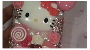 Hello Kitty Swarovski Bling Crystal Deco iPhone Case 3g/3gs