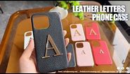 The Personalized Phone Case Big Metal Letter Customized Phone Case For iPhone 15Promax 15 14 Cover