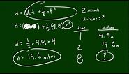 Physics Lecture - 4 - Calculating Distance Traveled