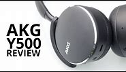 AKG Y500 REVIEW - My favorite on ear headphones for less than $100