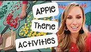 Pre-K and Kindergarten Apple Theme Activities for Fall