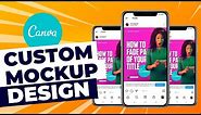 Design a Phone Mockup in Canva - African Geek | Canva Tutorial for Beginners