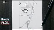 Como Dibujar A NARUTO UZUMAKI ( con mascarilla ) PASO A PASO A LAPIZ / how to draw naruto || anime