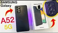 Samsung Galaxy A52 5G Unboxing, Gaming, Camera, Fingerprint - Full Tour