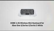 DOBE 2.4G Wireless Mini Keyboard Keypad Controller Chatpad for Xbox One S / Xbox Series X|S