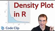 How to Make a Density Plot in R