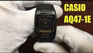 Unboxing Casio Black Digital Analog Watch AQ47-1E