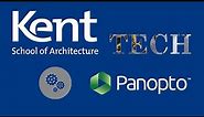 Managing your Panopto recording - Kent School of Architecture Tech