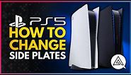 PS5 Tutorial | How to Change the Side Plates