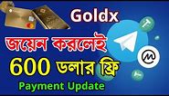 Join Bonus $600 Goldx Airdrop instant Withdrawal 2023 || New Airdrop Goldx Token Payment