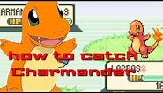 how to catch charmander in pokemon fire red