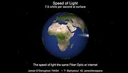 How Fast the Light Speed from Nasa