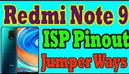 Redmi Note 9 UFS ISP Pinout Jumper Ways Format FRP Boot Repairing By GSM Free Equipment