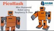 PicoHash Mini Humanoid Robot using Raspberry Pi Pico | Hash Robotics