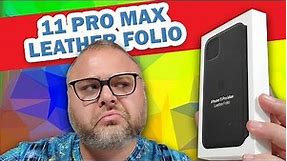 iPhone 11 Pro Max Leather Folio Case by Apple