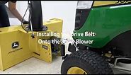 How to Install the 44” 100 Series Snow Blower | John Deere Lawn Tractors