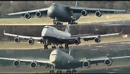Multi-Wheeled Monsters: C-5M 747 & A380