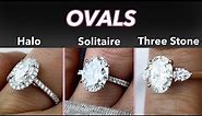 3 Most Popular Oval Diamond Engagement Rings - Which Would You Pick?