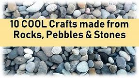 10 COOL Crafts made from Rocks, Pebbles & Stones | Best out of waste Craft Ideas | Pebble Crafts.