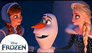 Anna & Elsa Love Olaf | Olaf's Frozen Adventure | Frozen