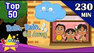 Rain, Rain, Go Away + More Weather Songs | Top 50 Nursery Rhymes with lyrics | English kids video