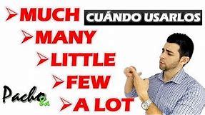 Cuándo usar MUCH - MANY - A LITTLE - A FEW - A LOT - Cuantificadores / Quantifiers | Clases inglés