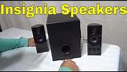 Insignia 3 Piece Powered Computer Speakers-Review (NS-PCS41)