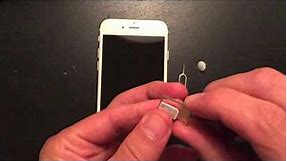 iPhone 6S / Plus : How to Insert & Eject Sim Card