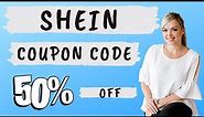 Shein Coupon Code | Shein promo code for 50% off