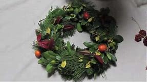 How to Make a Christmas Wreath from a Wire Hanger