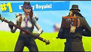 The New Fortnite DETECTIVE SKINS Gameplay..