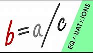 Rearranging Equations - GCSE Physics
