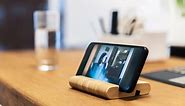 Bamboo Cell Phone Stand Holder