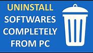 How to completely Uninstall any software from your Computer | Remove Software Completely [Subtitle]