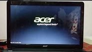 Acer Laptop easy Formatting & Clean install windows 7 Ultimate SP1 ISO from CD or DVD.