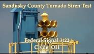 Clyde, OH Federal 3t22 Siren Test 6-6-15/5-2-15