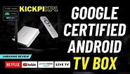 KICKPI KP1 Google Certified Android TV Media Box ⫸ UNBOXING REVIEW