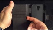 Review of Fliptroniks Black Panther Leather Wallet Case for Samsung Galaxy S4