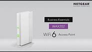 Introducing the NETGEAR Business Essentials WiFi 6 Access Point | WAX202